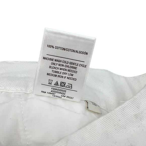 Favorite Daughter The Favorite Pant Denim Wide Leg Geneva White Ivory Size US 18 - Picture 14 of 14